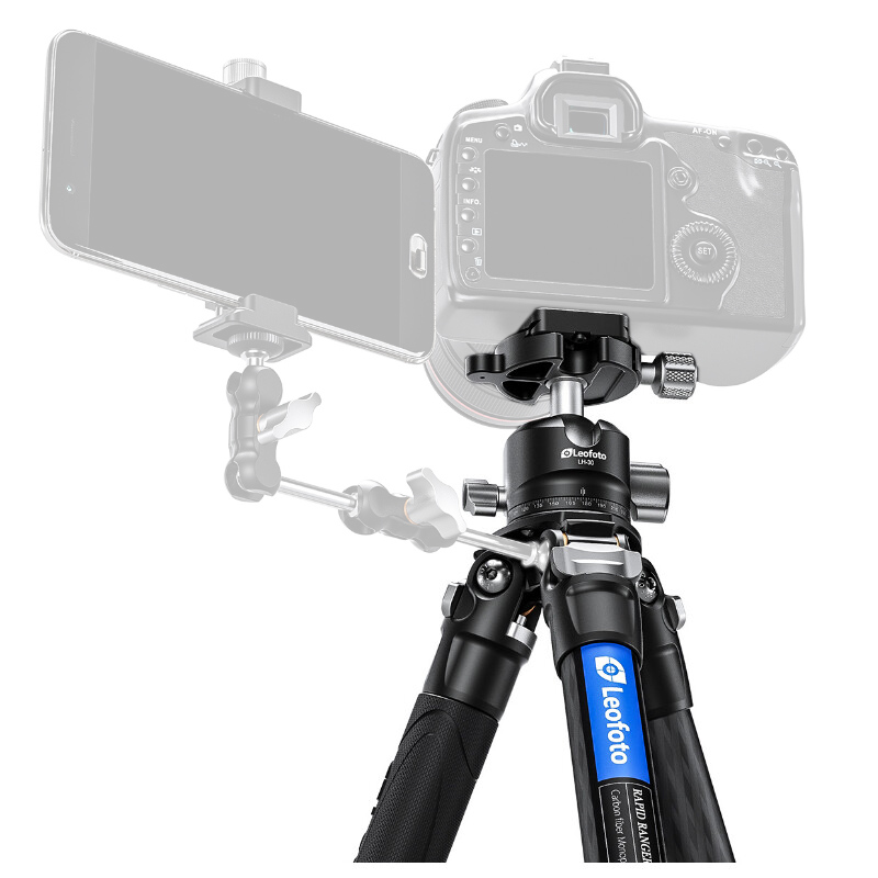 Leofoto Rapid Ranger LSR-284C Karbon-Stativ (Flip-Lock) mit LH-30 Kugelkopf Leofoto Rapid Ranger LSR-284C Karbon-Stativ (Flip-Lock) mit LH-30 Kugelkopf