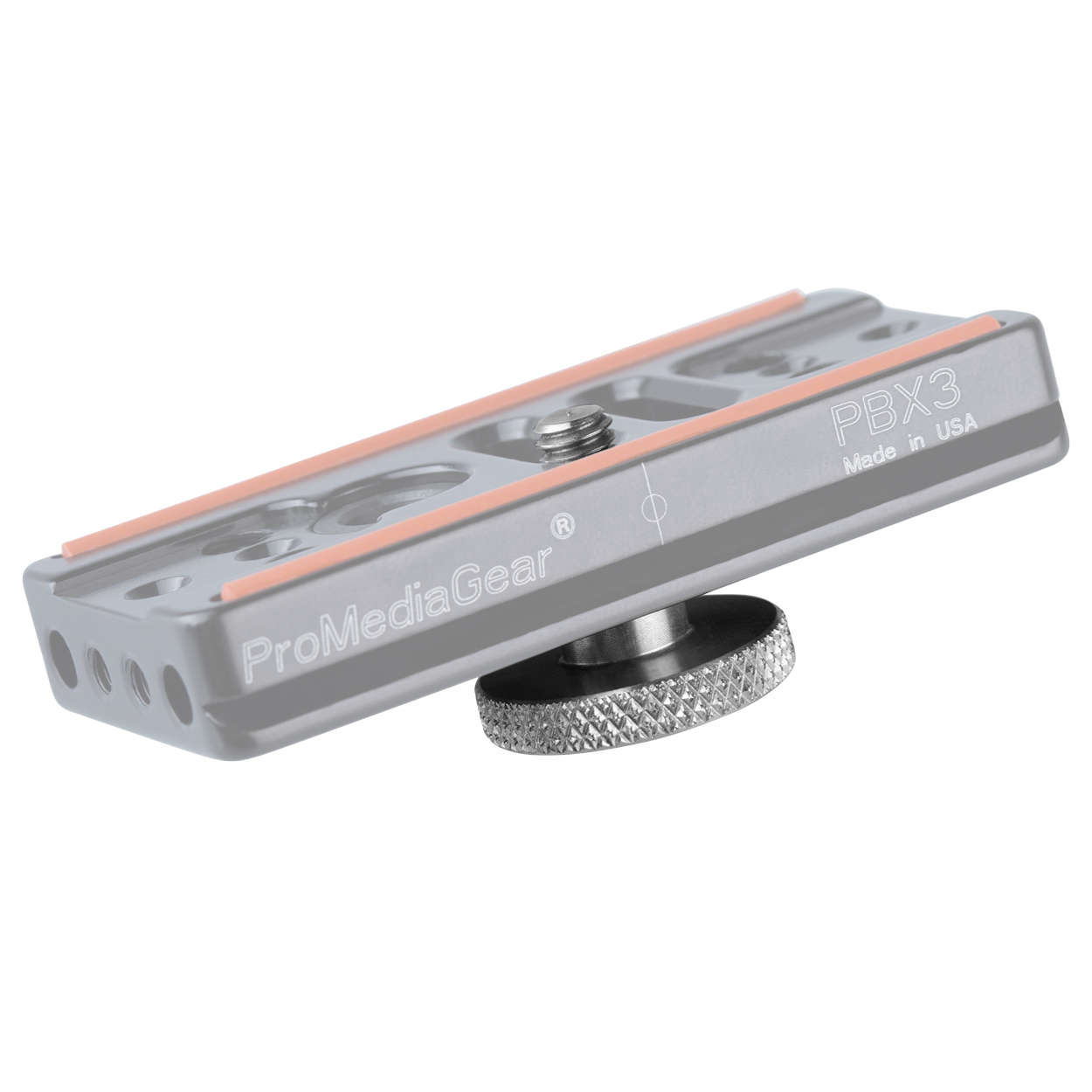 Pro Media Gear ST Camera Plate Captive 1/4-" UNC Thumb Screw Pro Media Gear ST Camera Plate Captive 1/4-" UNC Thumb Screw