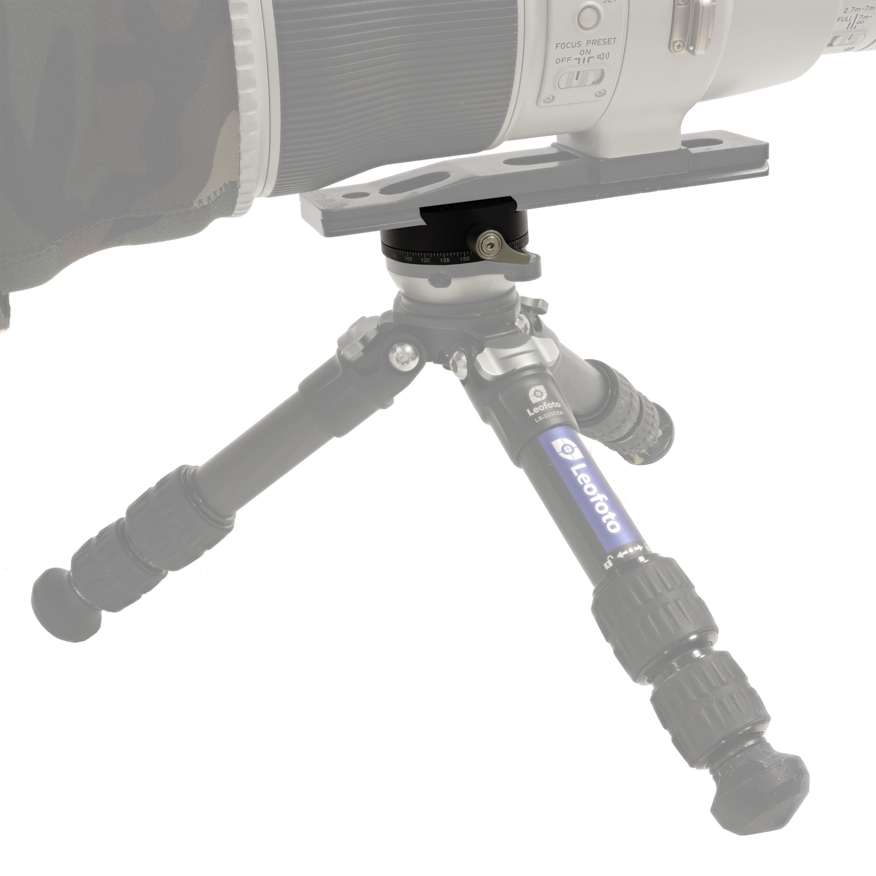 Leofoto RH-1L Panorama-Schnellwechselkupplung mit Schnellwechselplatte Leofoto RH-1L Panorama-Schnellwechselkupplung mit Schnellwechselplatte