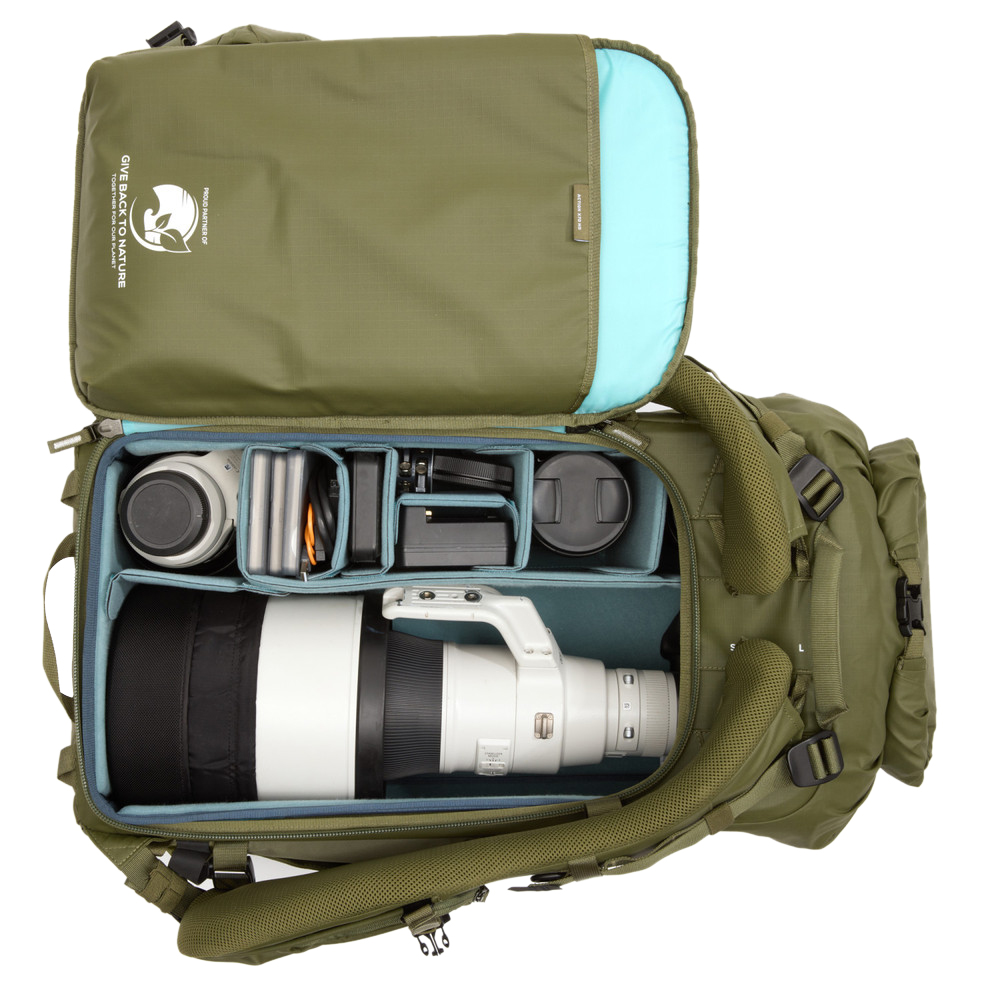 Shimoda Rucksack Big Kit Action X70 HD Rucksack Army Green + CORE UNIT DV - XXL Shimoda Rucksack Big Kit Action X70 HD Rucksack Army Green + CORE UNIT DV - XXL
