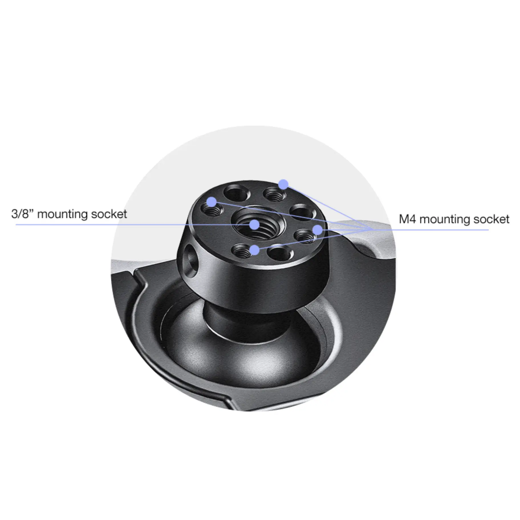 Leofoto  MA-30L Stativkopf mit Aufnahme für Arca-Style -& Picatinny-Profil