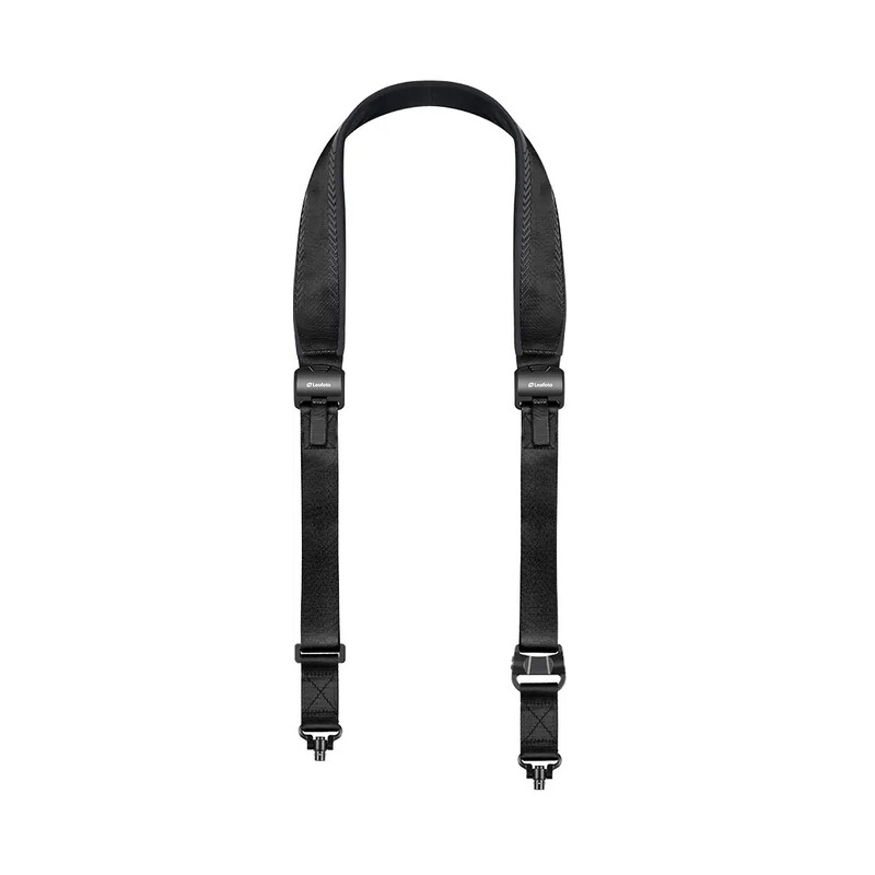 Leofoto SP-02 Kameragurt mit QD-Schnellwechselanschluss (1-Point- oder 2-Point-Tragegurt) - Shadow Black