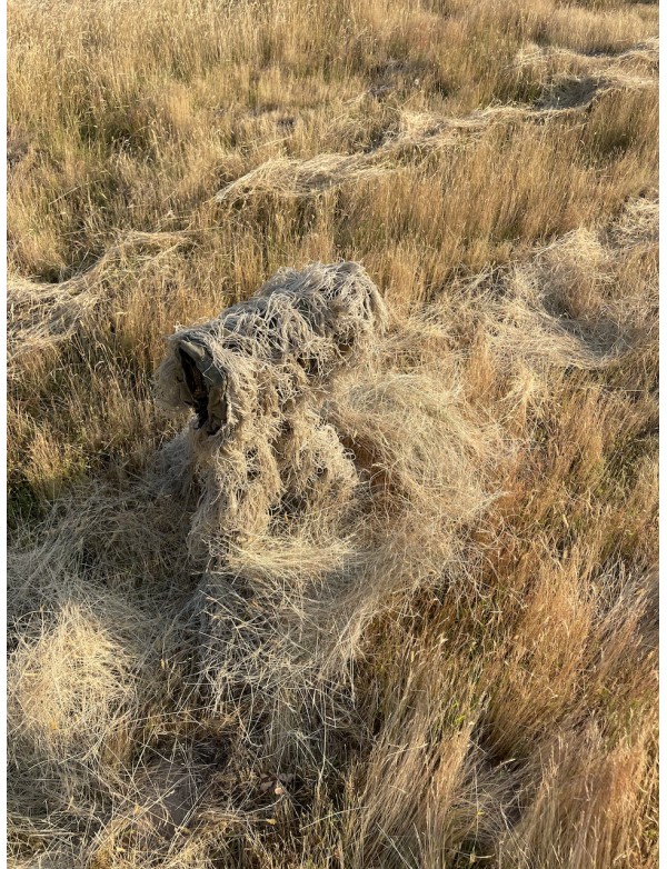 Tragopan Ghillie Beige XL-Sleeve - Tarnung für Kamera-Tele-Objektiv-Kombination Tragopan Ghillie Beige XL-Sleeve - Tarnung für Kamera-Tele-Objektiv-Kombination