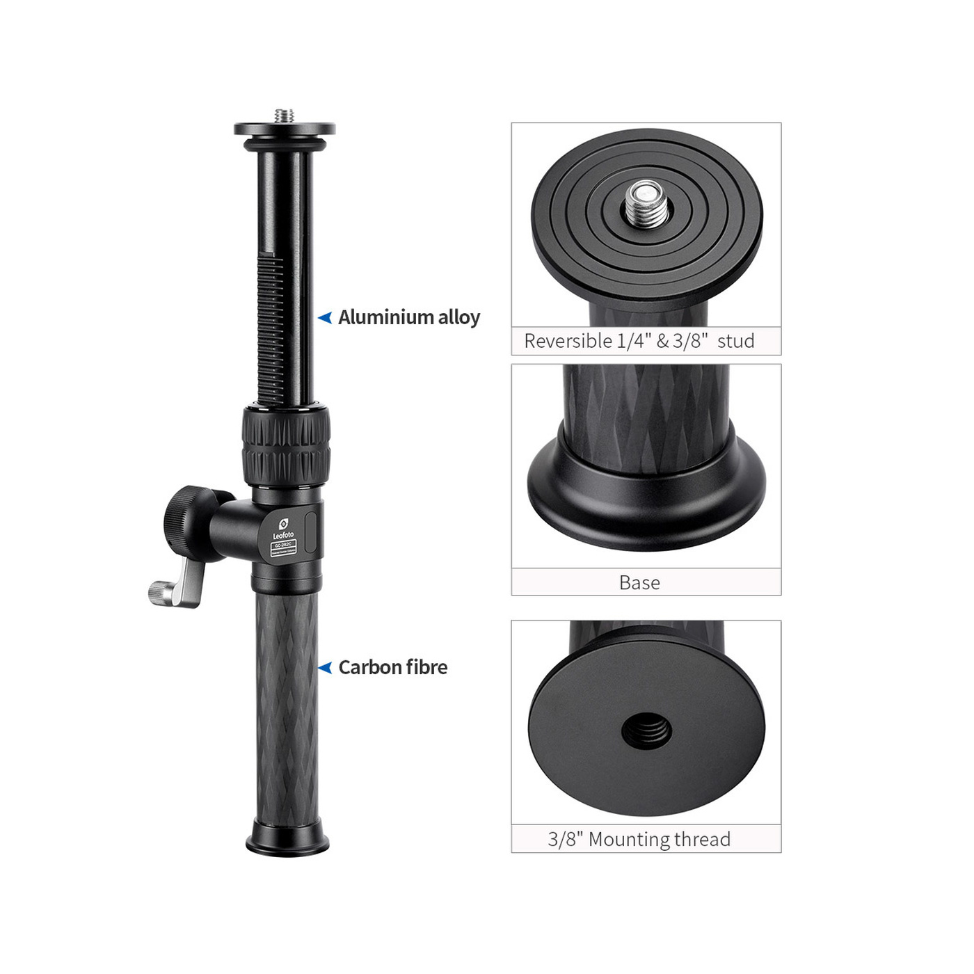 Leofoto GC-282C Kurbel -Mittelsäule Leofoto GC-282C Kurbel -Mittelsäule