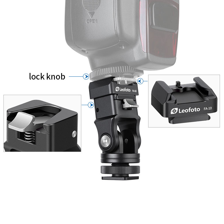 Leofoto FA-15 neigbare Schnellwechselplattform + FA-10 V-Schnellwechselplatte Leofoto FA-15 neigbare Schnellwechselplattform + FA-10 V-Schnellwechselplatte
