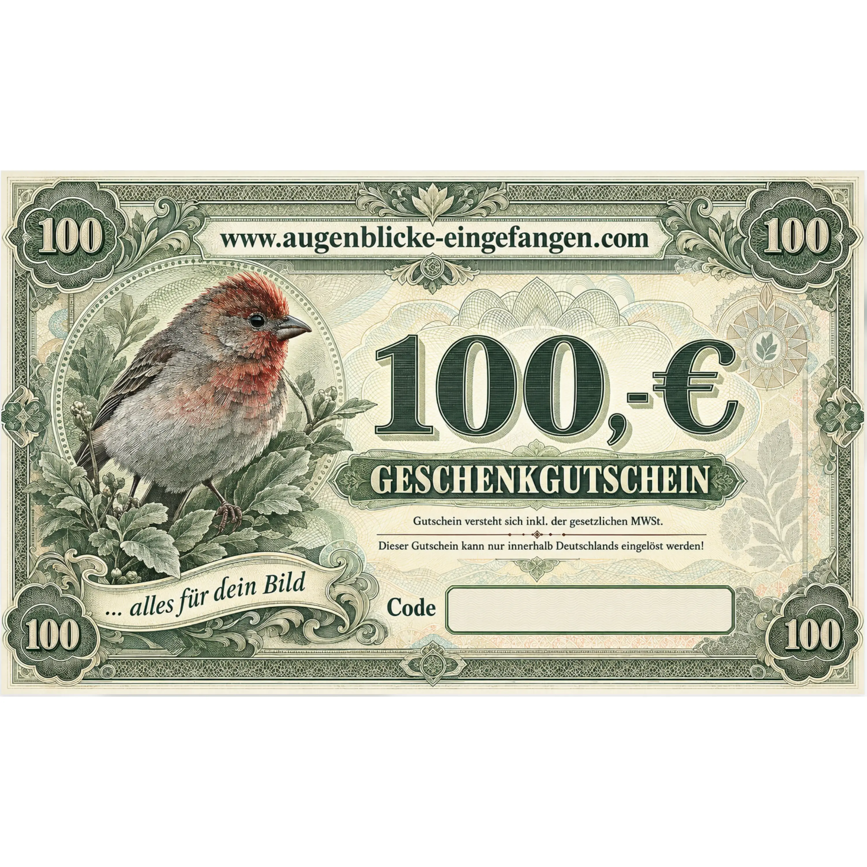 Buono regalo (Serie 1) - 100 euro