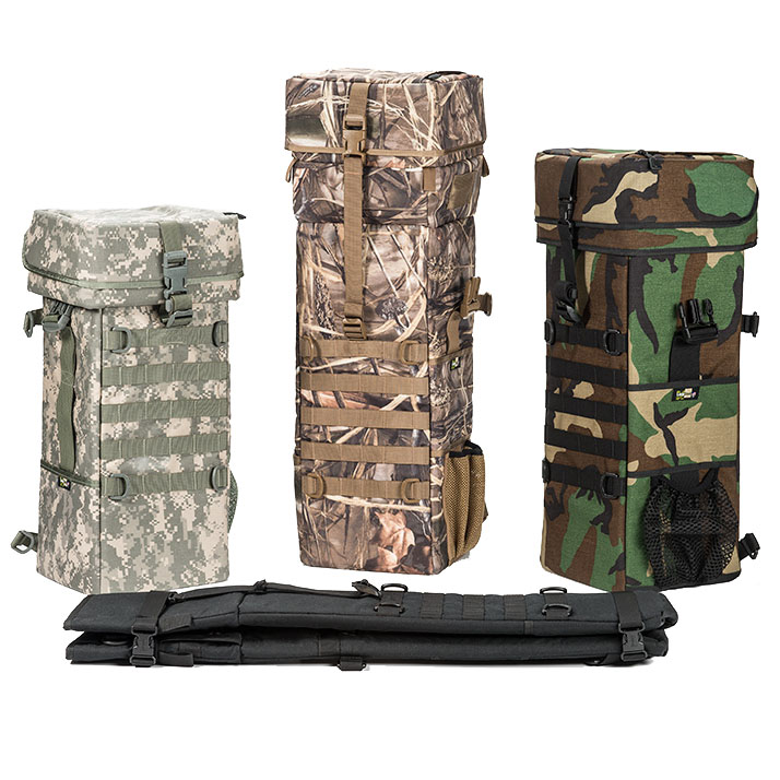 LensCoat 3Xpandable - variable Tele-Objektivtasche Foldable, variable bag - available in different colours