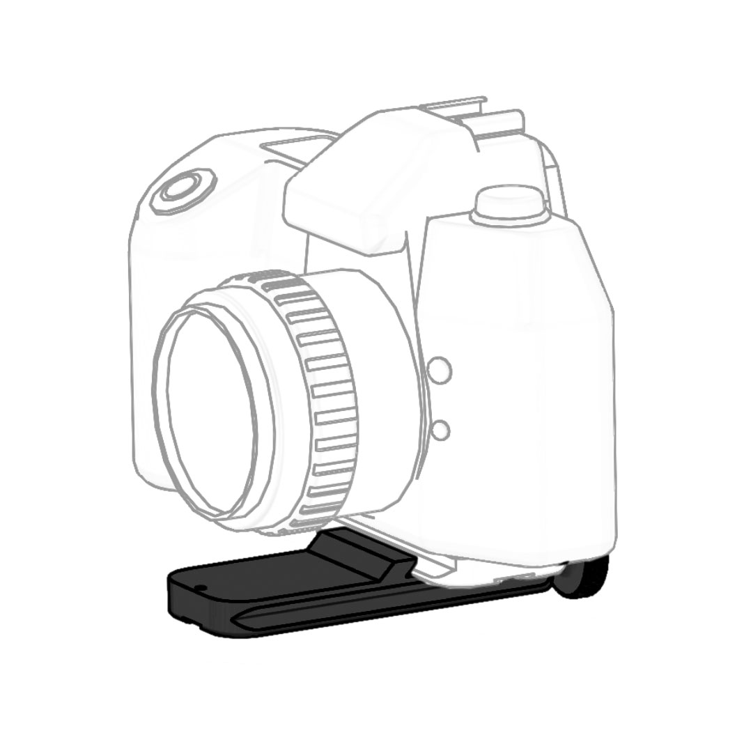 Wimberley Modul 8: M-8 Rechtwinkel-Adapterplatte Wimberley Modul 8: M-8 Rechtwinkel-Adapterplatte