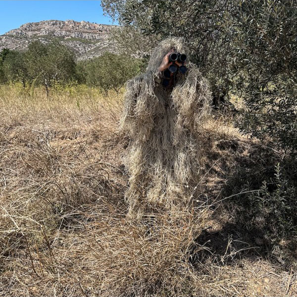 Tragopan Ghillie - Tarnmantel Beige Tragopan Ghillie - Tarnmantel Beige