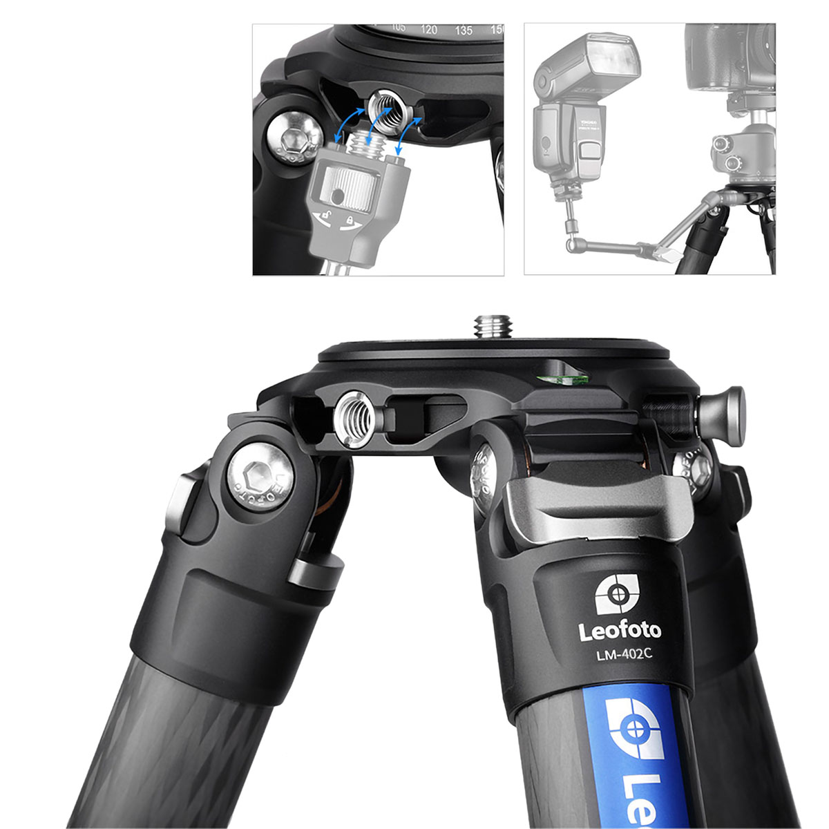 Leofoto LM-402C Summit Karbon-Stativ Leofoto LM-402C Summit Karbon-Stativ