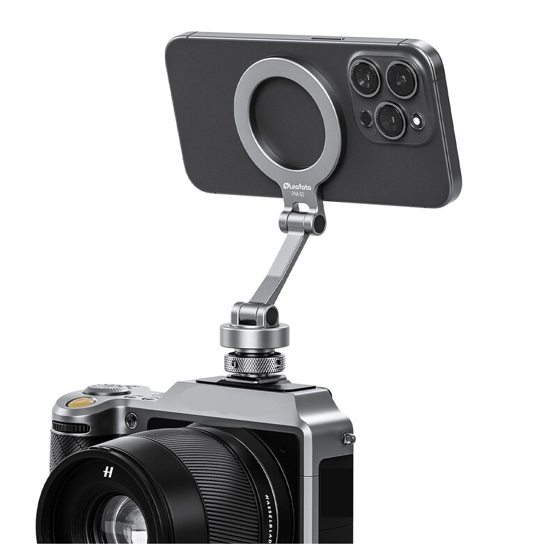 Leofoto PM-03 Magnetischer Smartphonehalter für den Blitzschuh Leofoto PM-03 Magnetischer Smartphonehalter für den Blitzschuh