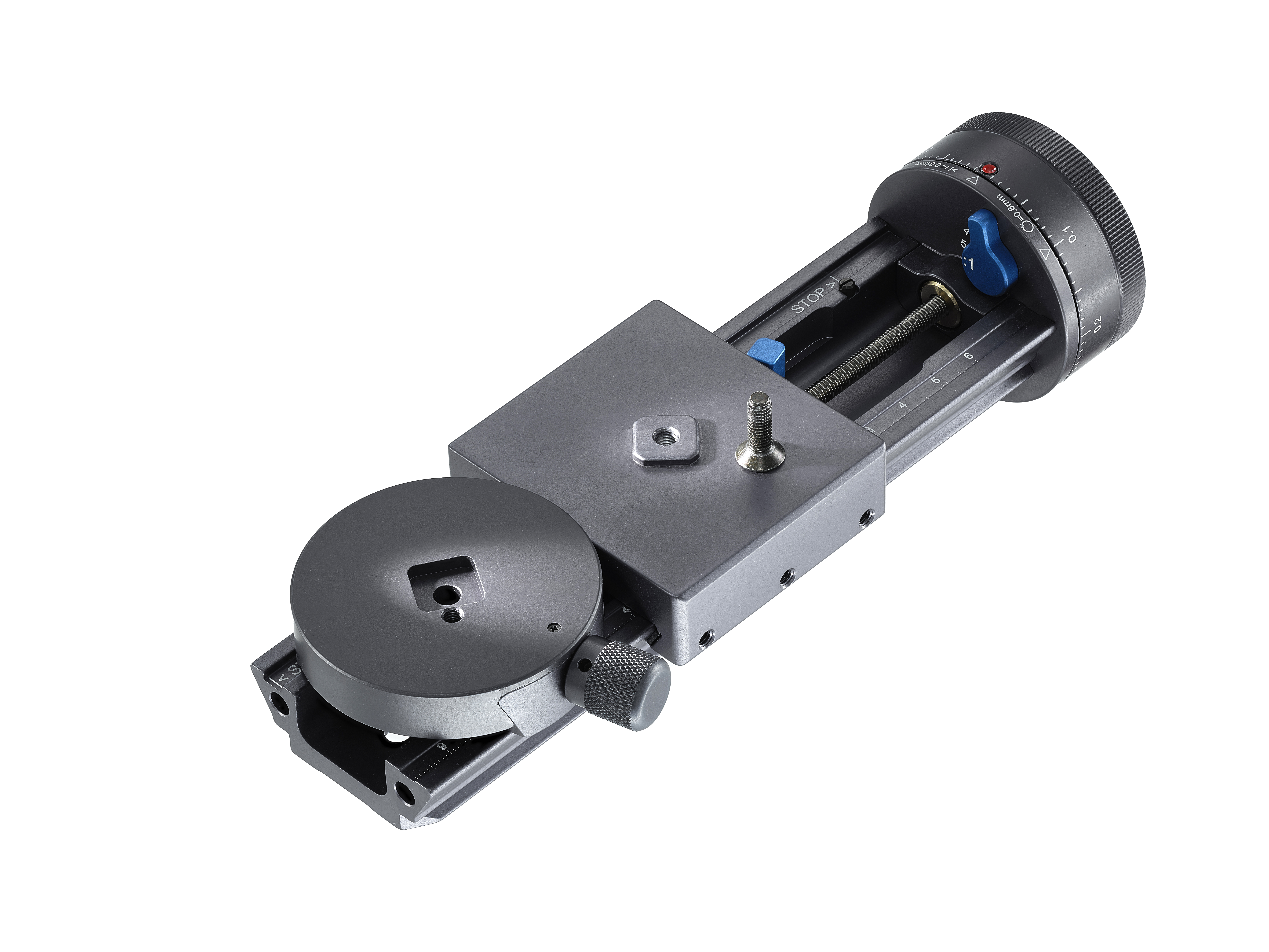 Novoflex Castel-M Einstellschlitten mit Fokusrad & Rasterungen Novoflex Castel-M Einstellschlitten mit Fokusrad & Rasterungen