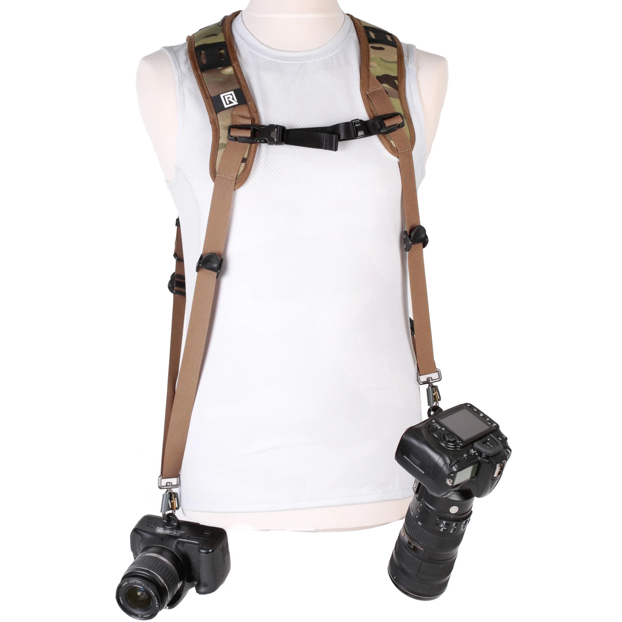 Blackrapid Kameragurt Double Breathe-Multi-Terrain Camo