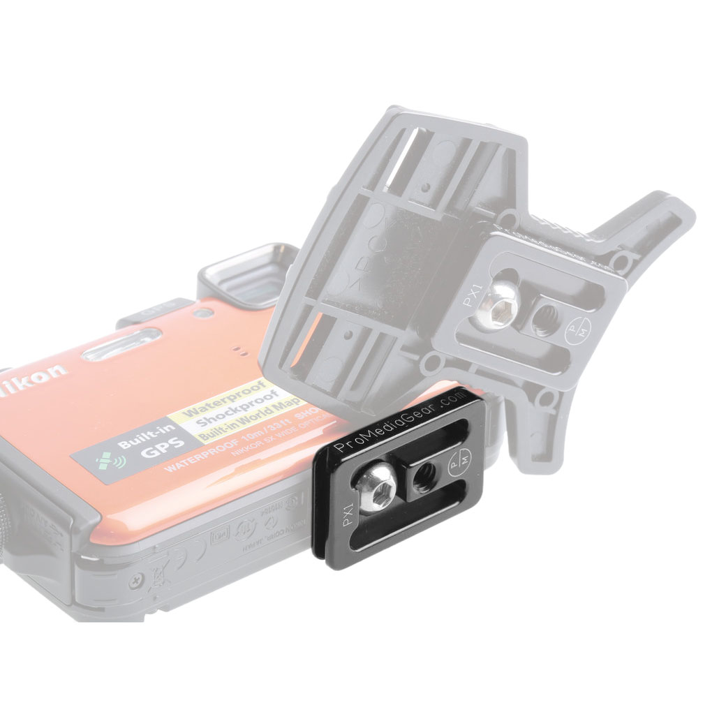 ProMediaGear PX1 Universal-Schnellwechselplatte 25.4 mm ohne Verdrehschutzanschlag ProMediaGear PX1 Universal-Schnellwechselplatte 25.4 mm ohne Verdrehschutzanschlag