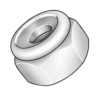 Bitte wählen... - 3/8" UNC Sechskant-Mutter, selbstsichernd