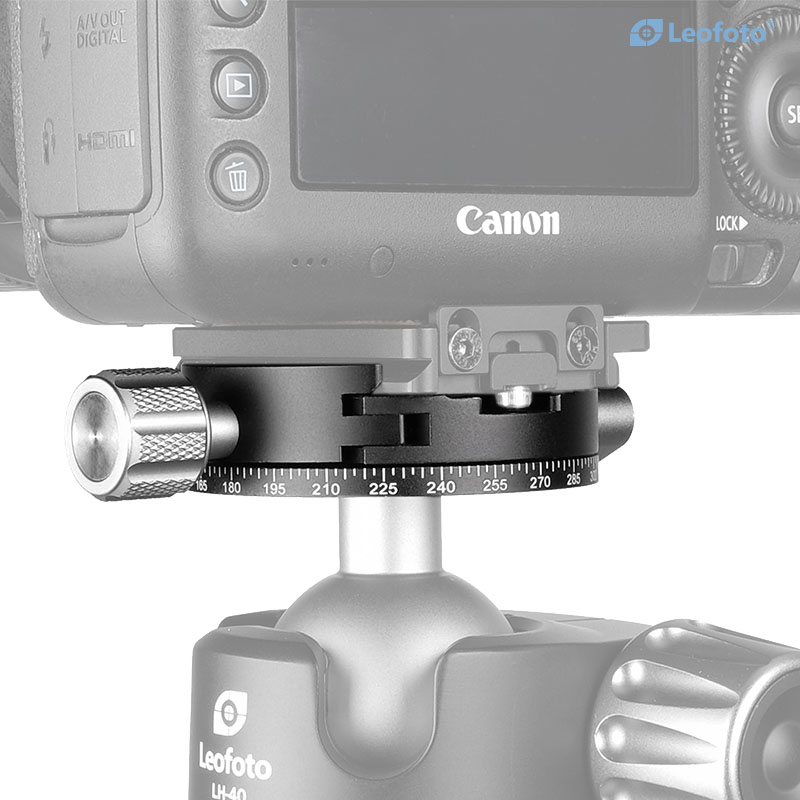 Leofoto RH-2L Panorama Schnellwechselkupplung mit Schnellwechselplatte Leofoto RH-2L Panorama Schnellwechselkupplung mit Schnellwechselplatte