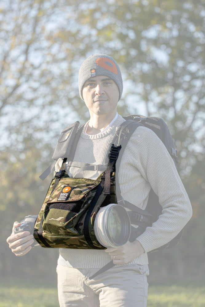 MR JAN GEAR Lens Carrier System, Tragesystem für lange Teleobjektive