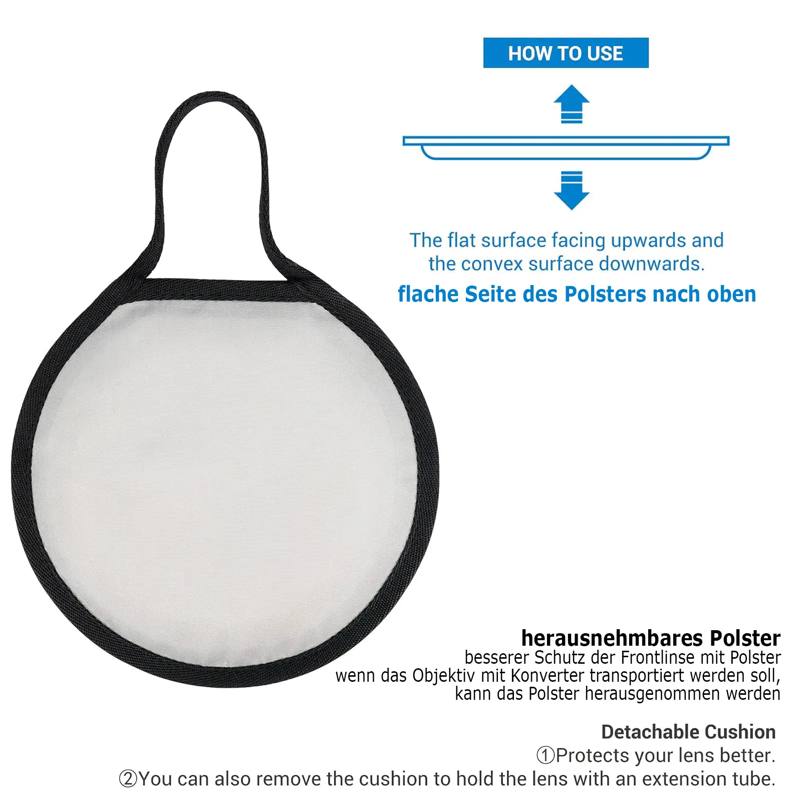 JJC DLP-8II Objektivköcher Deluxe Lens Pouch 140 x 370 mm JJC DLP-8II Objektivköcher Deluxe Lens Pouch 140 x 370 mm