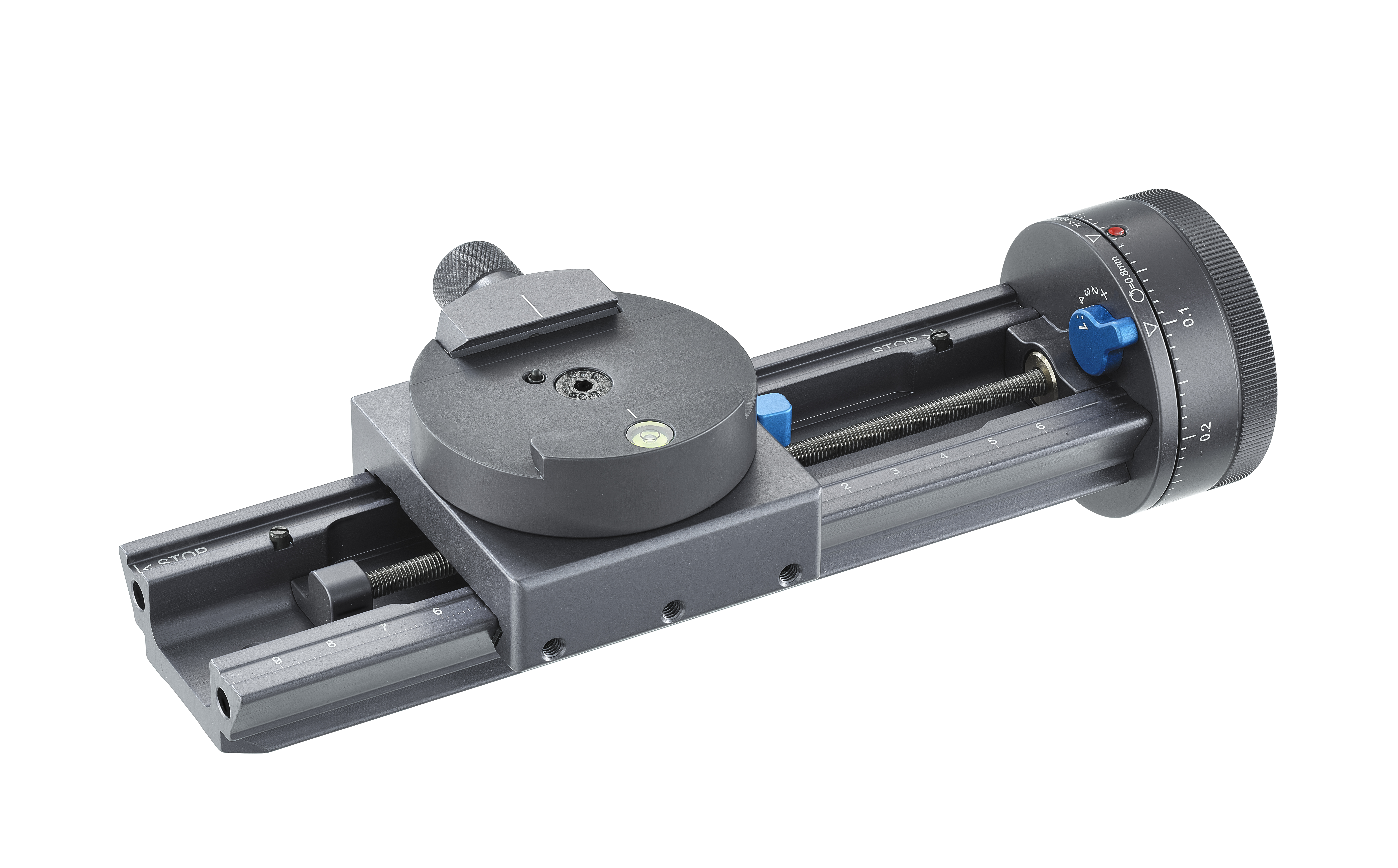 Novoflex Castel-M Einstellschlitten mit Fokusrad & Rasterungen Novoflex Castel-M Einstellschlitten mit Fokusrad & Rasterungen