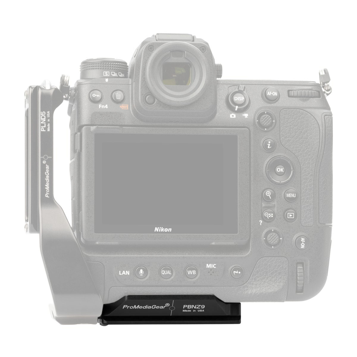 ProMediaGear PBNZ9QD- Schnellwechselplatte für Nikon Z9 ProMediaGear PBNZ9QD- Schnellwechselplatte für Nikon Z9
