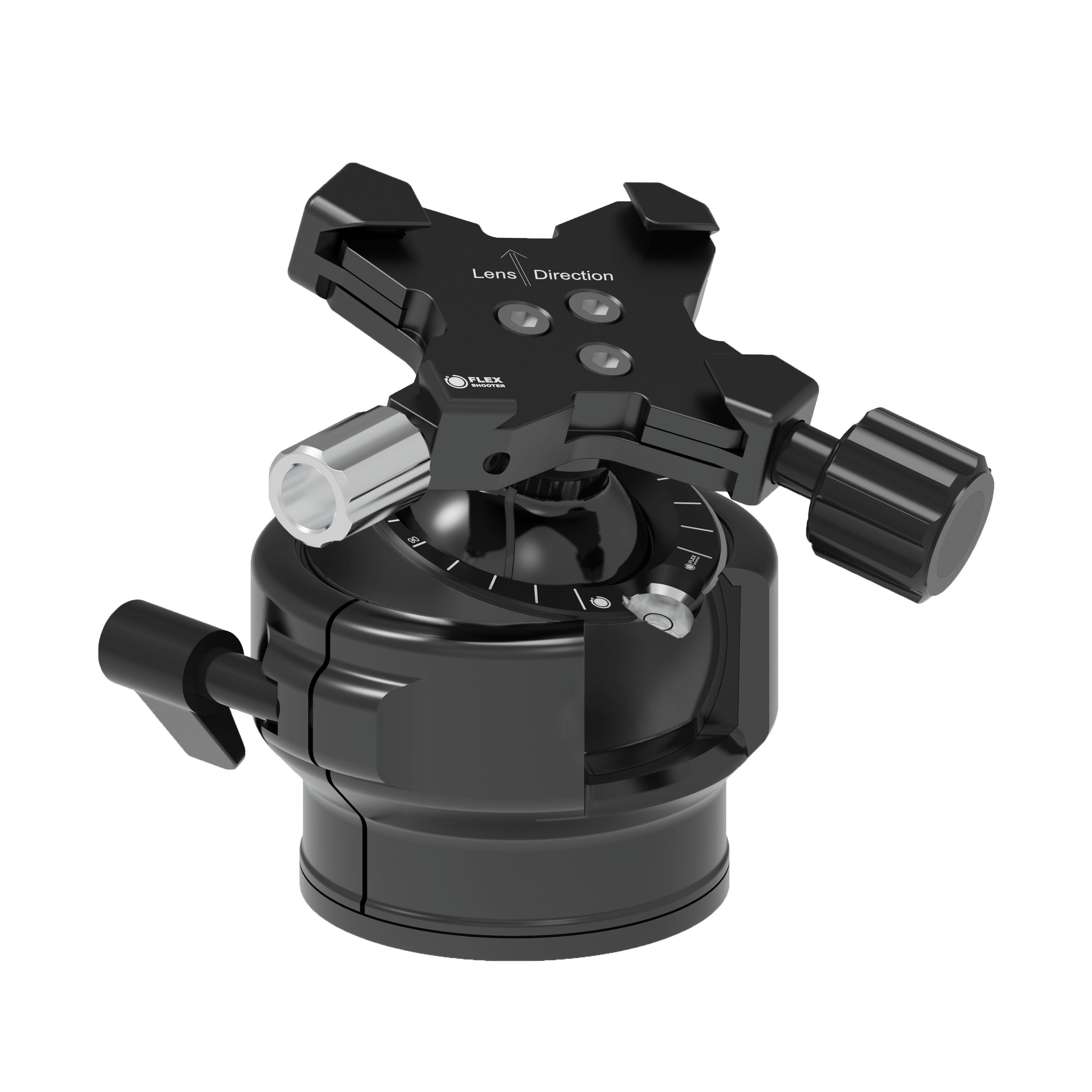 Flexshooter Pro mit Schraubklemme (Schwarz)