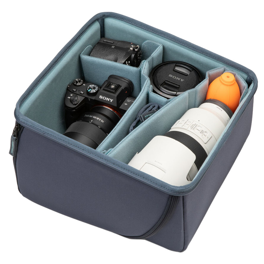 Shimoda Core Unit Medium DSLR V2 Modul-Einsatz Usage example (accessories shown are not included in the scope of delivery)