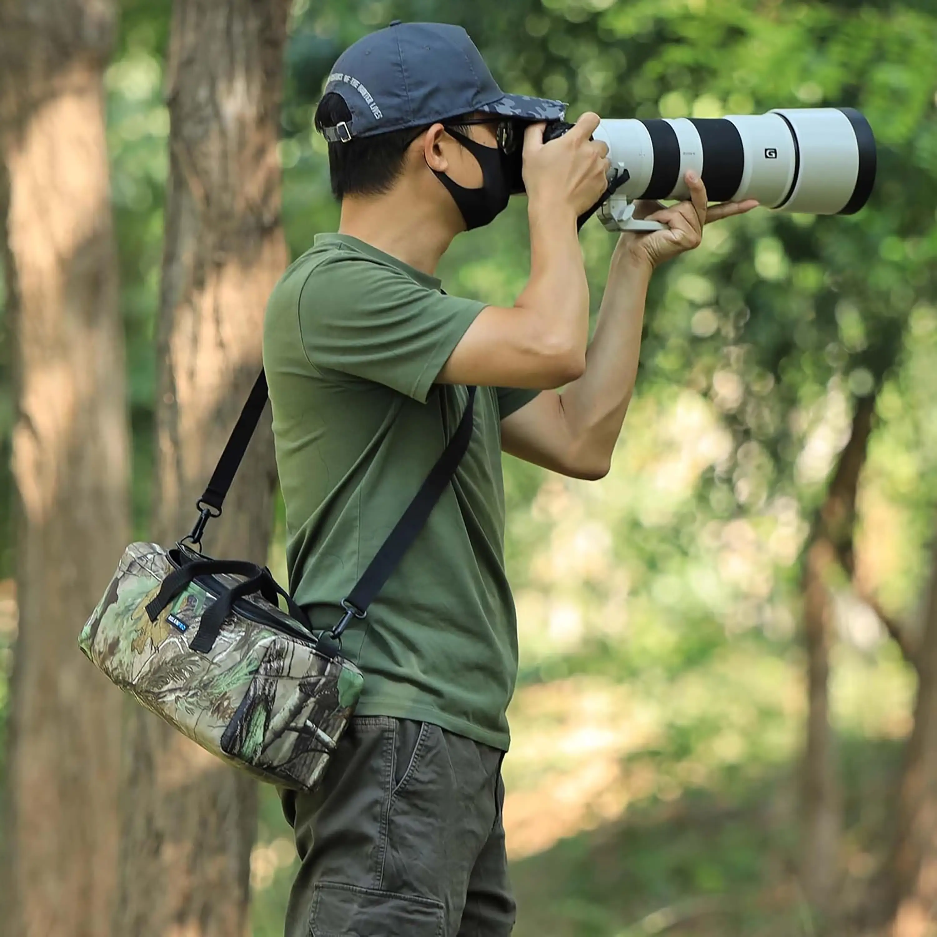 Rolanpro Transporttasche für Telezoom mit Kamera (Schwarz) Rolanpro Transporttasche für Telezoom mit Kamera (Schwarz)