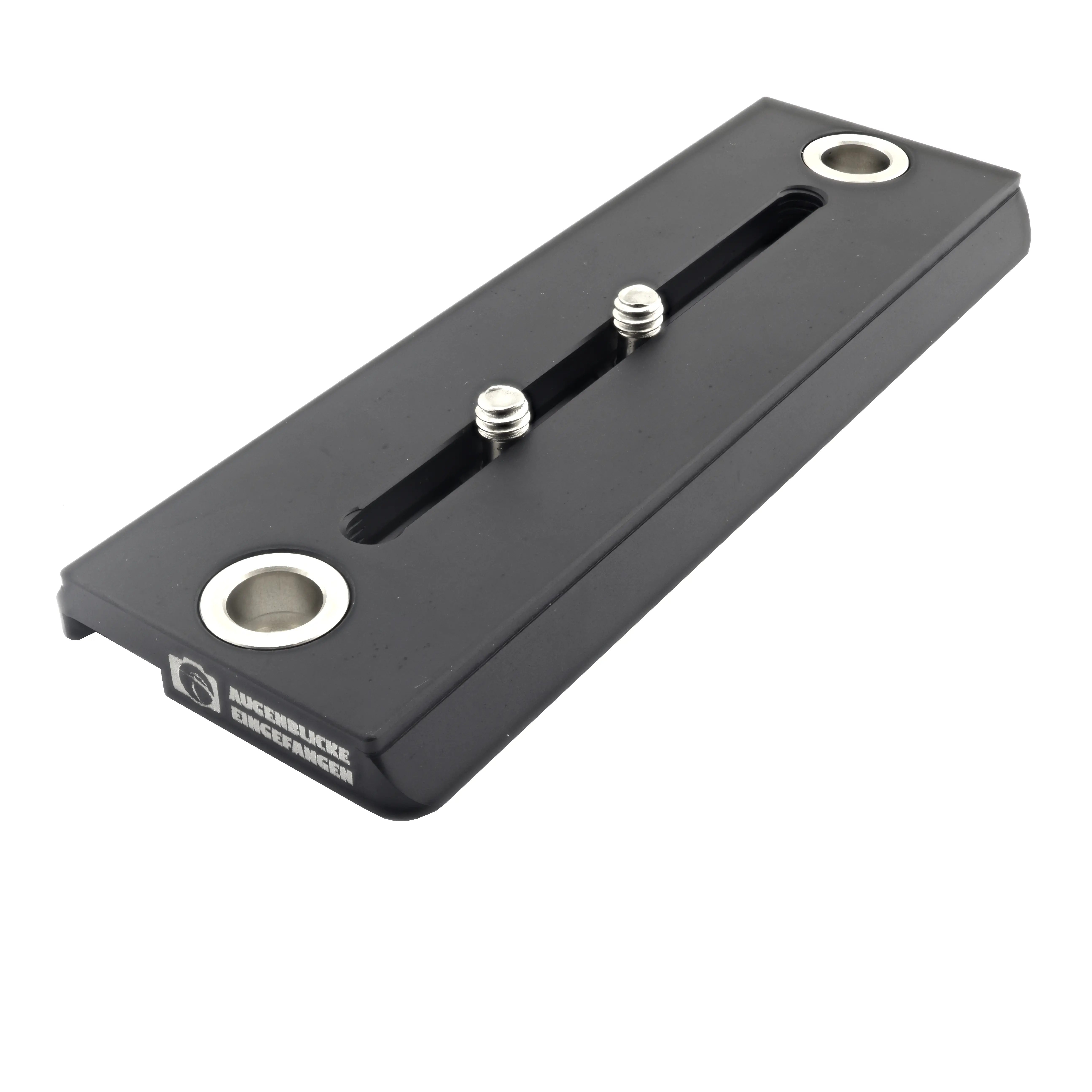 Video Objektivplatte / modularer Objektiv-Ersatzfuß mit 2 x QD-Aufnahme (Manfrotto/Sachtler Video Standard) Video Objektivplatte / modularer Objektiv-Ersatzfuß mit 2 x QD-Aufnahme (Manfrotto/Sachtler Video Standard)