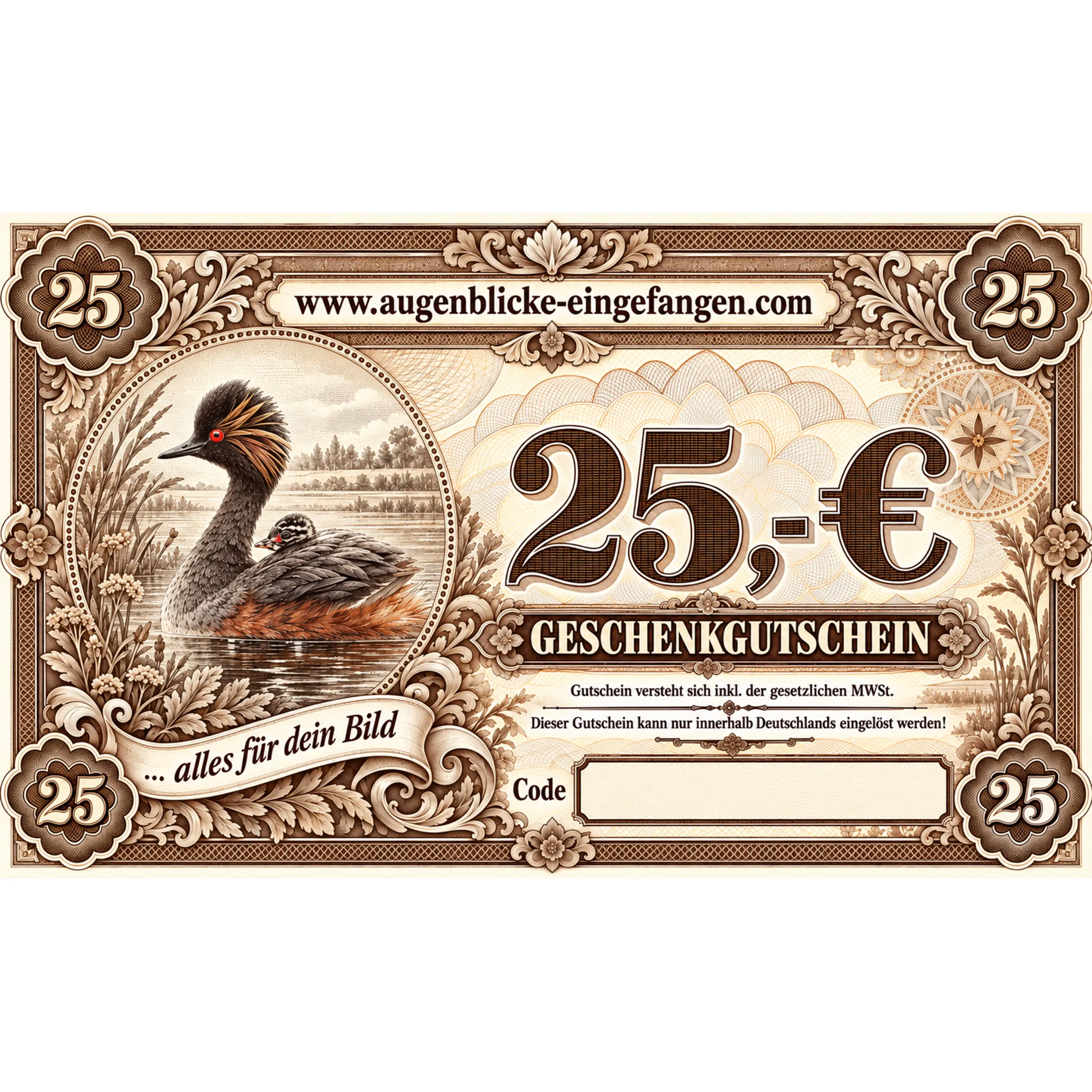 Buono regalo (Serie 1) - 25 euro