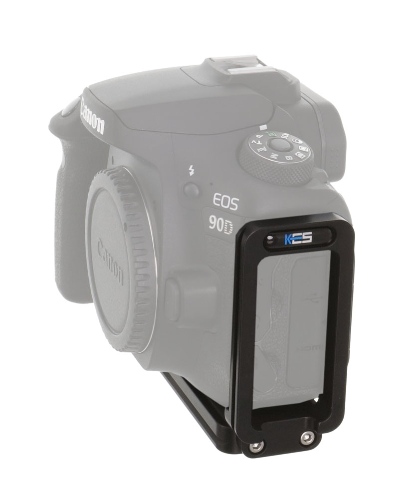 Kirk ULB-1 Universeller L-Winkel -klein an Canon EOS 90D