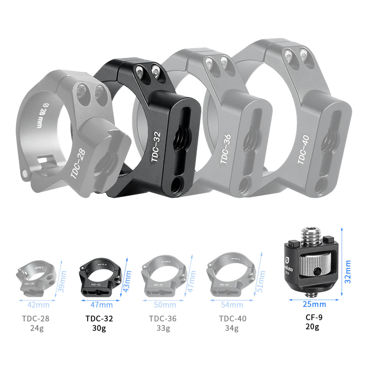Leofoto TDC Stativbeinschelle Leofoto TDC Stativbeinschelle