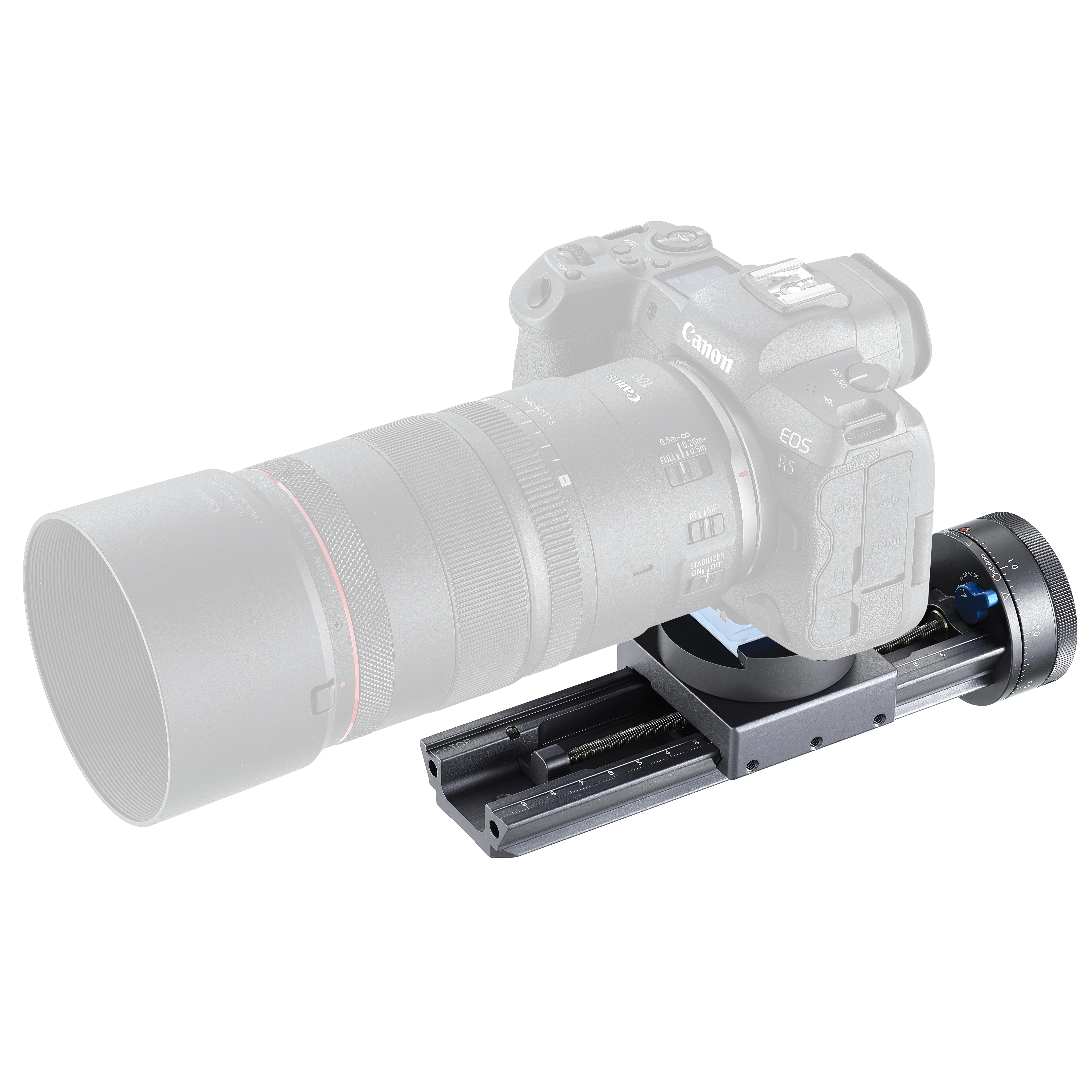 Novoflex Castel-M Einstellschlitten mit Fokusrad & Rasterungen Novoflex Castel-M Einstellschlitten mit Fokusrad & Rasterungen