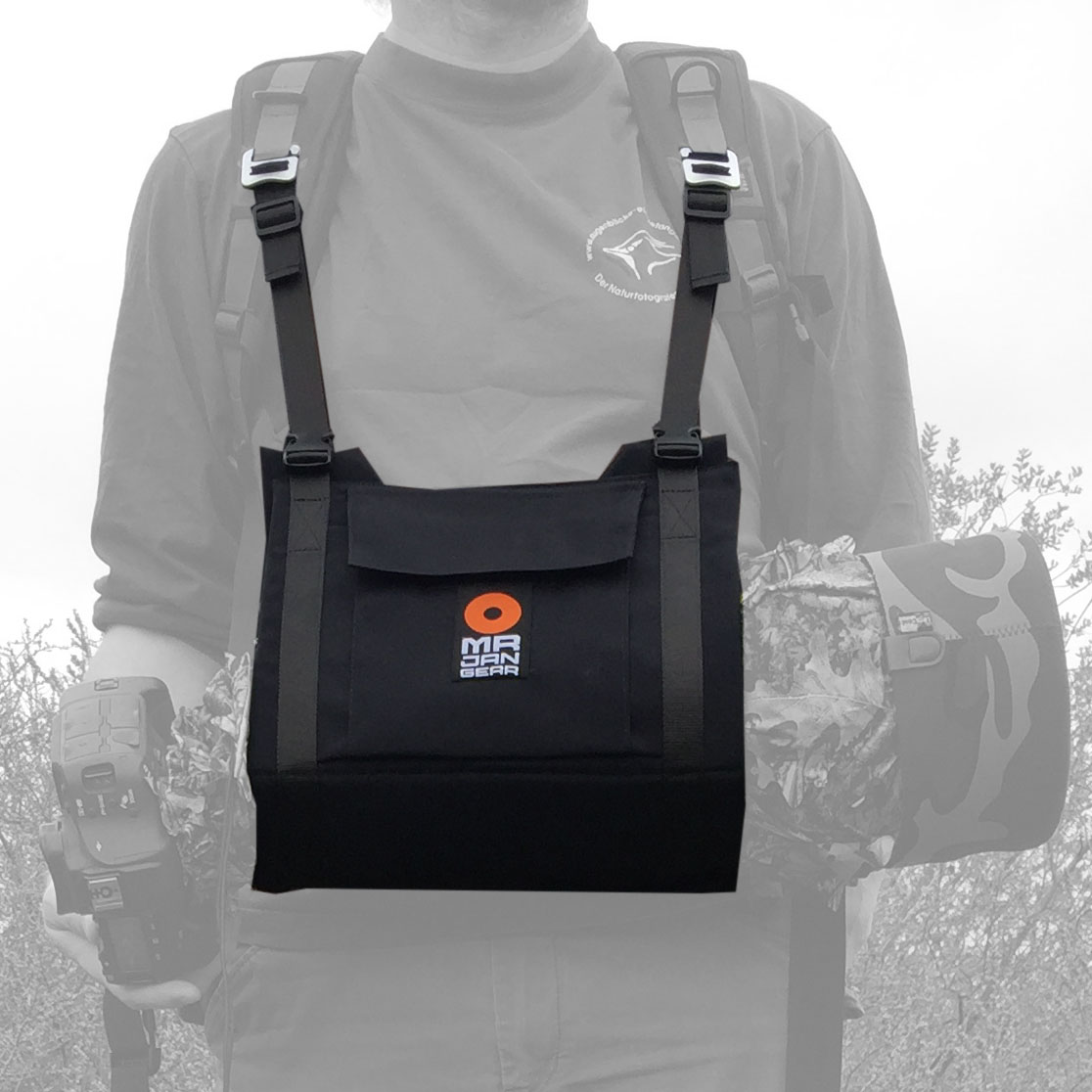 MR JAN GEAR Lens Carrier System, Tragesystem für lange Teleobjektive