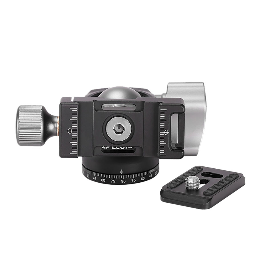 Leofoto LH-25 Kugelkopf mit PU-25 Kameraplatte Leofoto LH-25 Kugelkopf mit PU-25 Kameraplatte