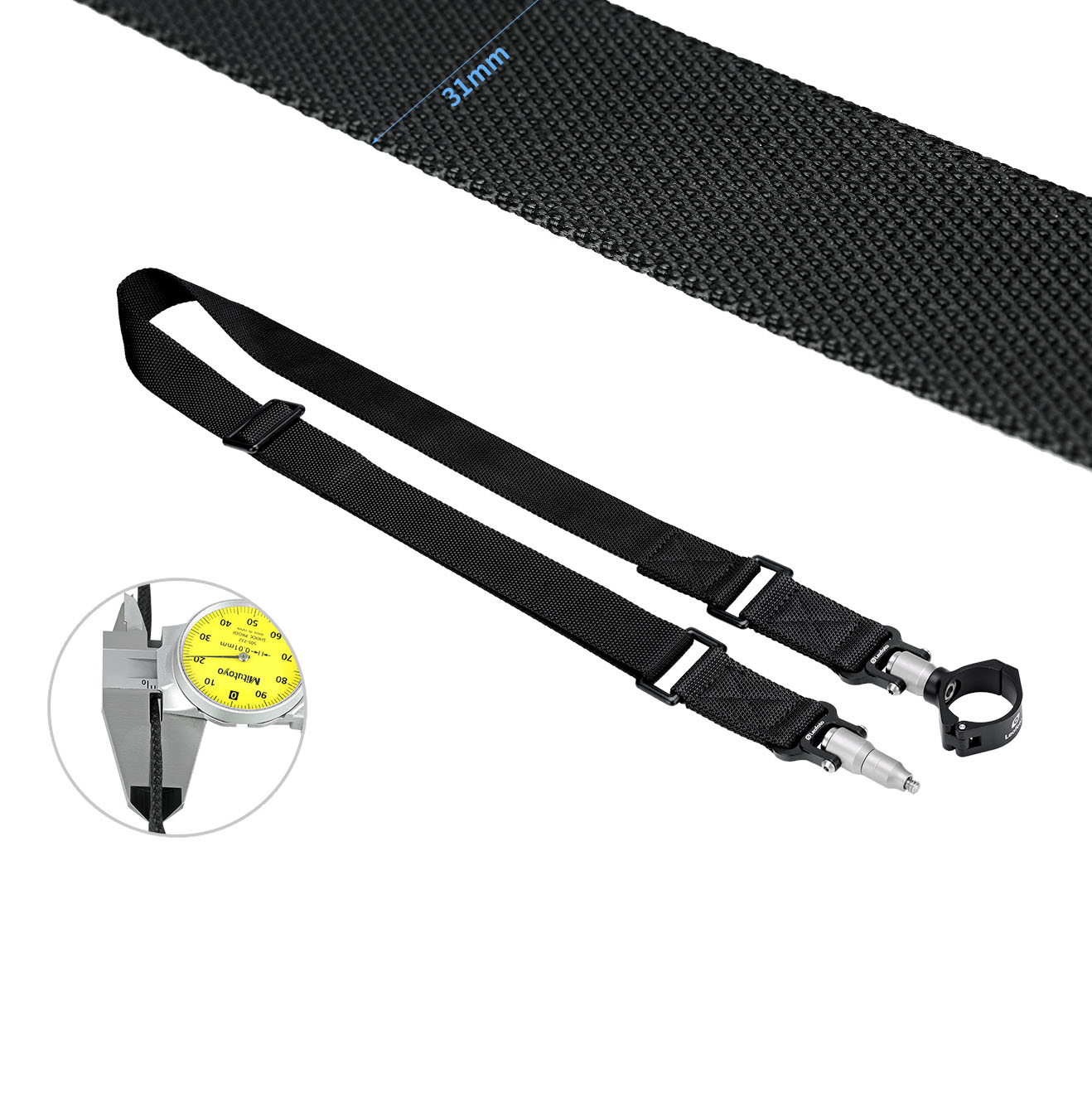 Leofoto Stativtragegurt LS für 1/4" UNC-Gewinde und Stativschelle Leofoto Stativtragegurt LS für 1/4" UNC-Gewinde und Stativschelle
