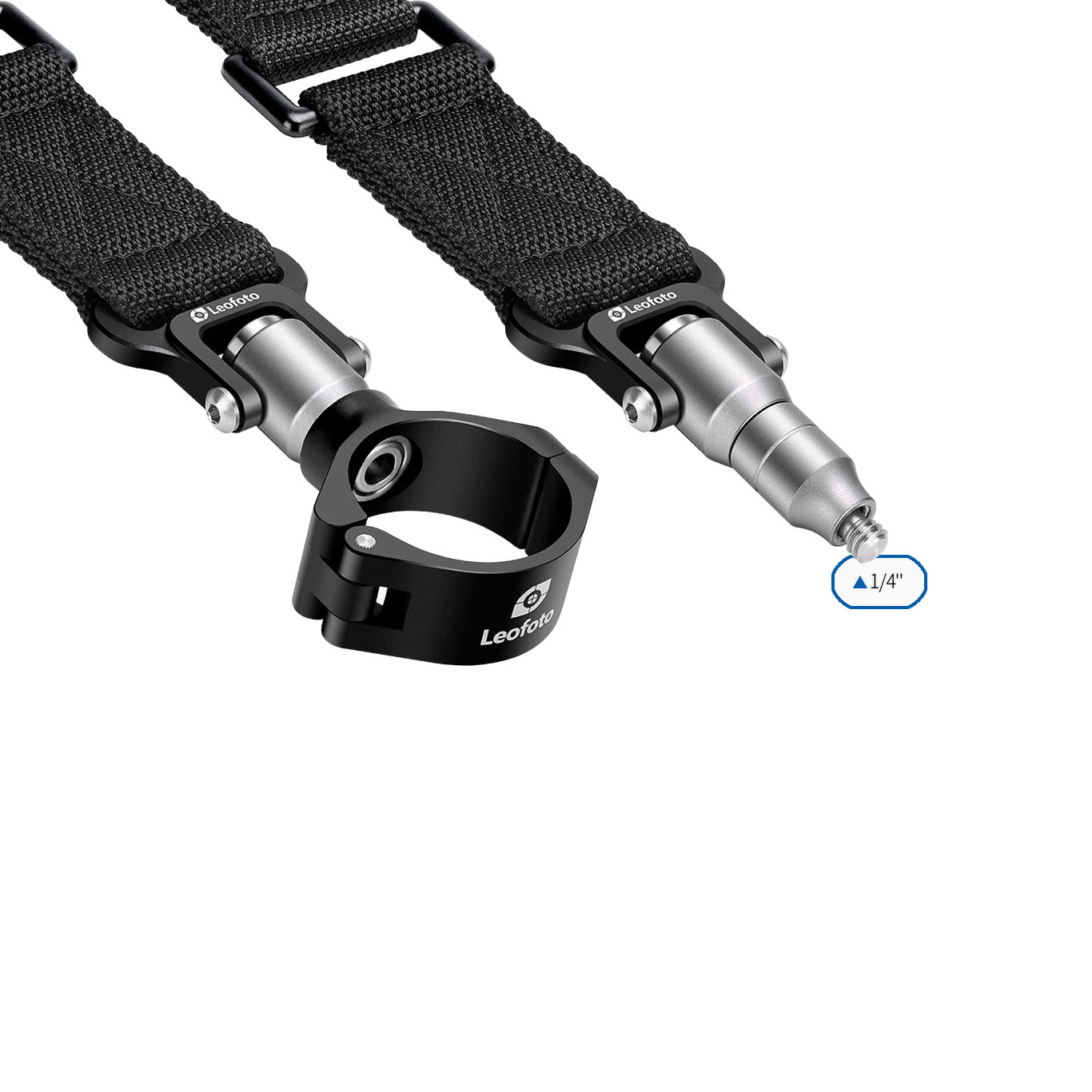 Leofoto Stativtragegurt LS für 1/4" UNC-Gewinde und Stativschelle Leofoto Stativtragegurt LS für 1/4" UNC-Gewinde und Stativschelle