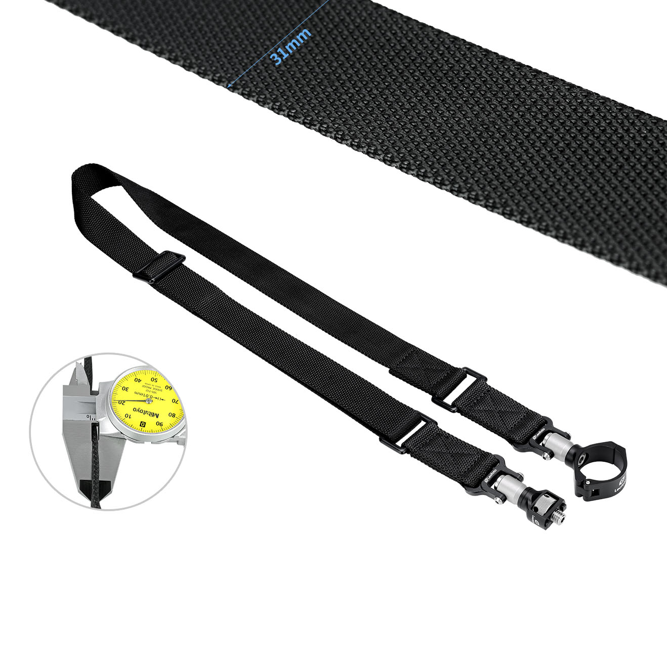 Leofoto Stativtragegurt LM für 3/8" UNC-Gewinde und Stativschelle Leofoto Stativtragegurt LM für 3/8" UNC-Gewinde und Stativschelle