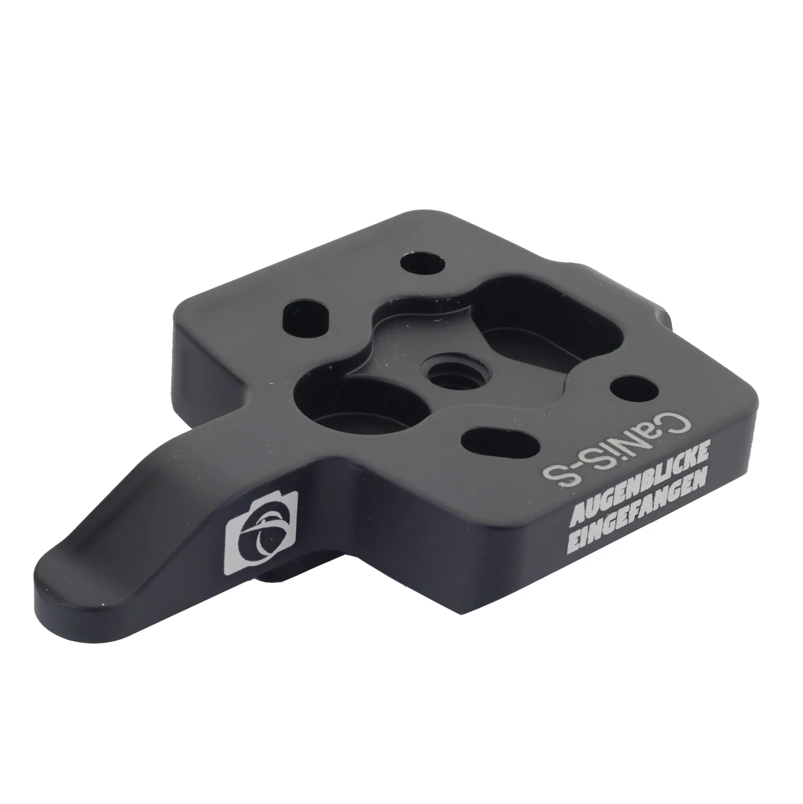 Modularer flacher Objektiv-Ersatzfuß CaNiS-S 210 für Canon-Nikon-Sony-Sigma-Objektive mit 2 x QD-Aufnahme (Manfrotto/Sachtler Video Standard) Modularer flacher Objektiv-Ersatzfuß CaNiS-S 210 für Canon-Nikon-Sony-Sigma-Objektive mit 2 x QD-Aufnahme (Manfrotto/Sachtler Video Standard)