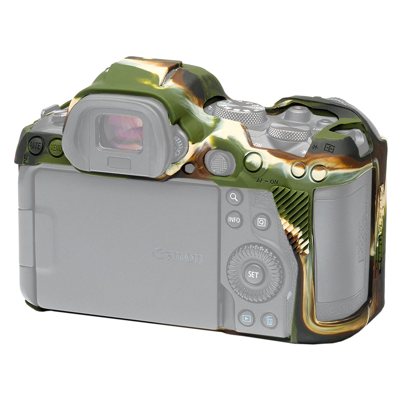EasyCover Silikonschutzhülle für Canon R5 / R6 Camouflage EasyCover Silikonschutzhülle für Canon R5 / R6 Camouflage