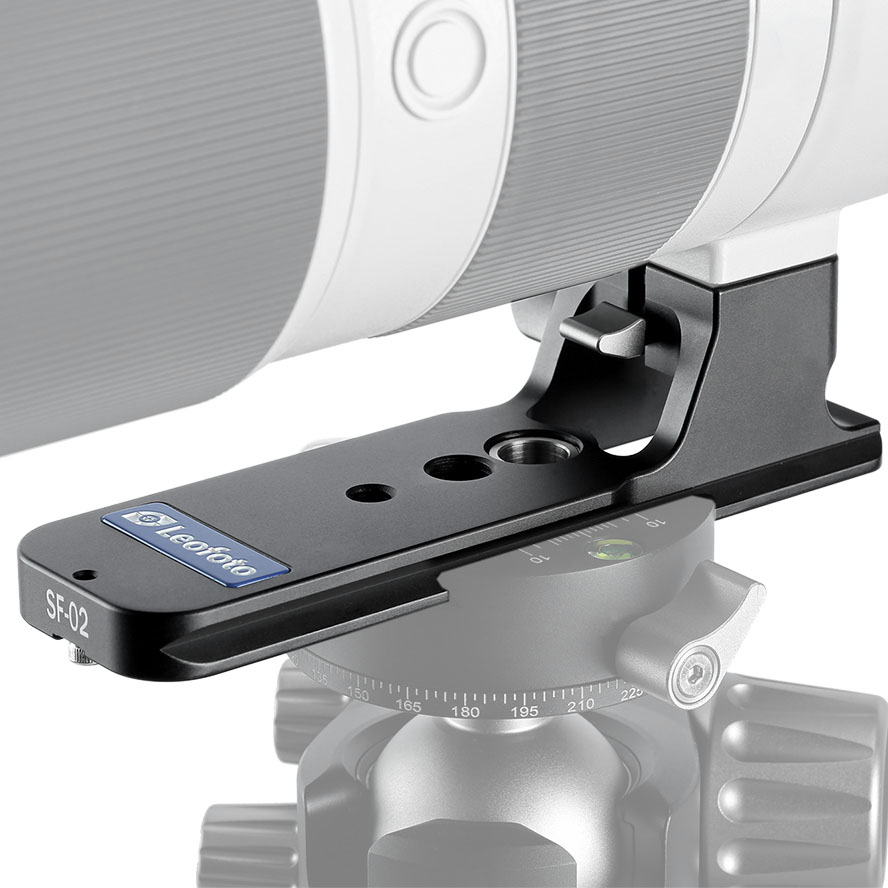 Leofoto SF-02N Ersatzfuß mit QD-Aufnahme für SONY 200-600 mm f/5.6-6.3 FE G OSS Leofoto SF-02N Ersatzfuß mit QD-Aufnahme für SONY 200-600 mm f/5.6-6.3 FE G OSS