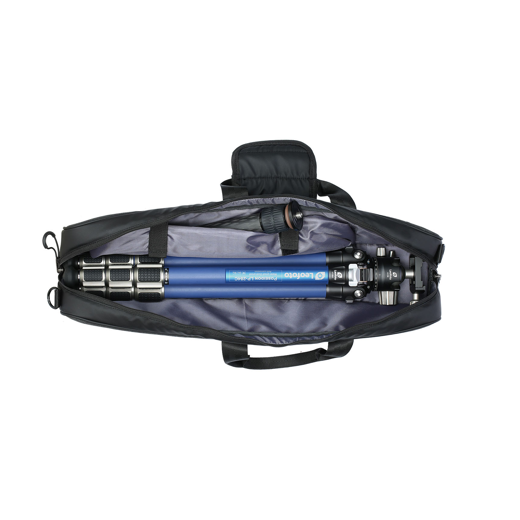 Leofoto LP-284C+LH-30 Carbon-Stativ Poseidon + Kugelkopf Center column is not included in the scope of delivery