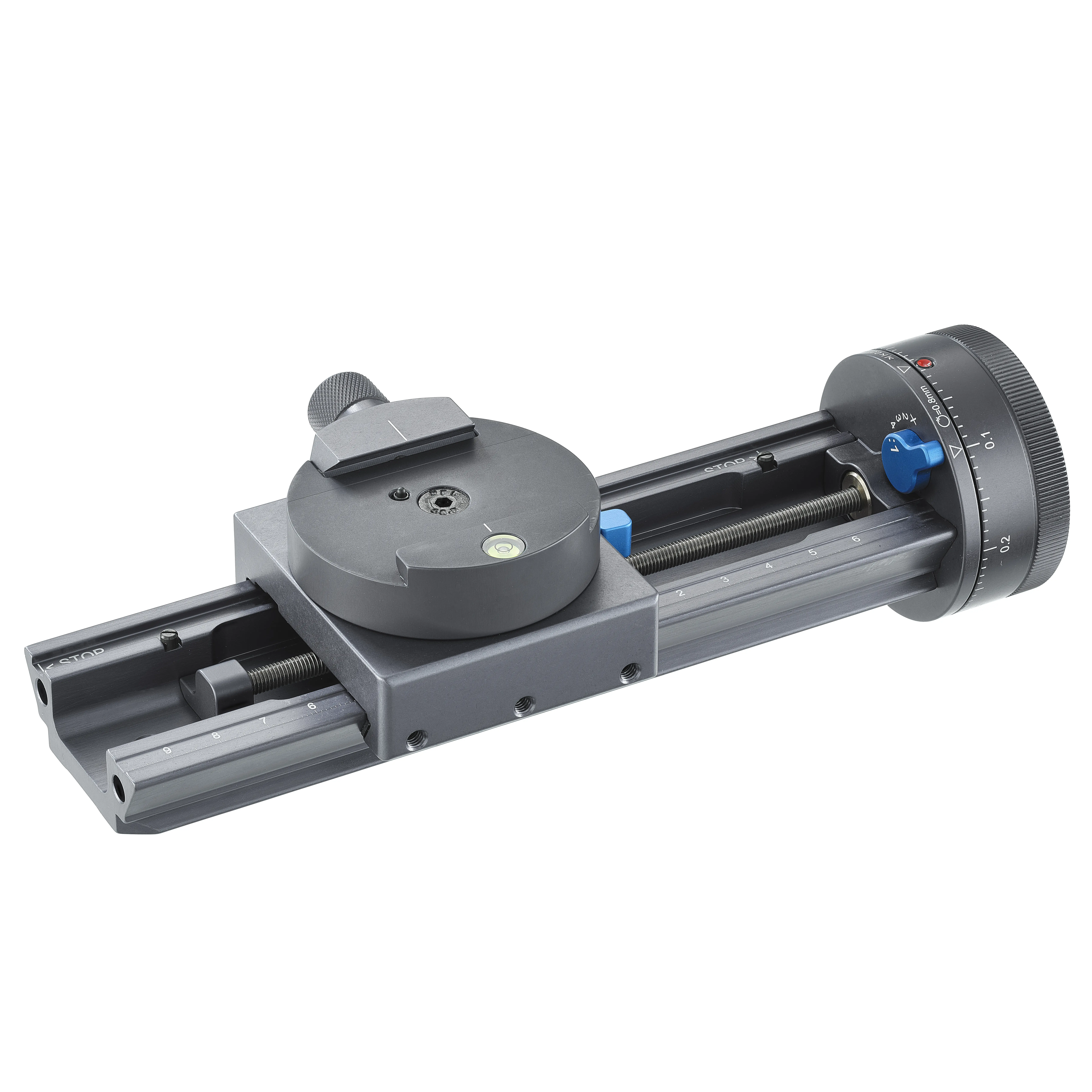 Novoflex Castel-M Einstellschlitten mit Fokusrad & Rasterungen Novoflex Castel-M Einstellschlitten mit Fokusrad & Rasterungen