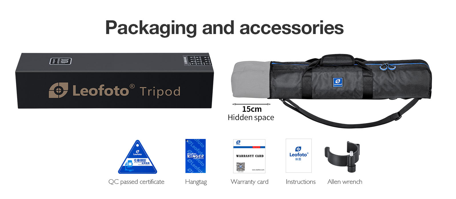 Leofoto LVM-324C Manba Karbon Stativ mit integrierter Nivellierung Leofoto LVM-324C Manba Karbon Stativ mit integrierter Nivellierung