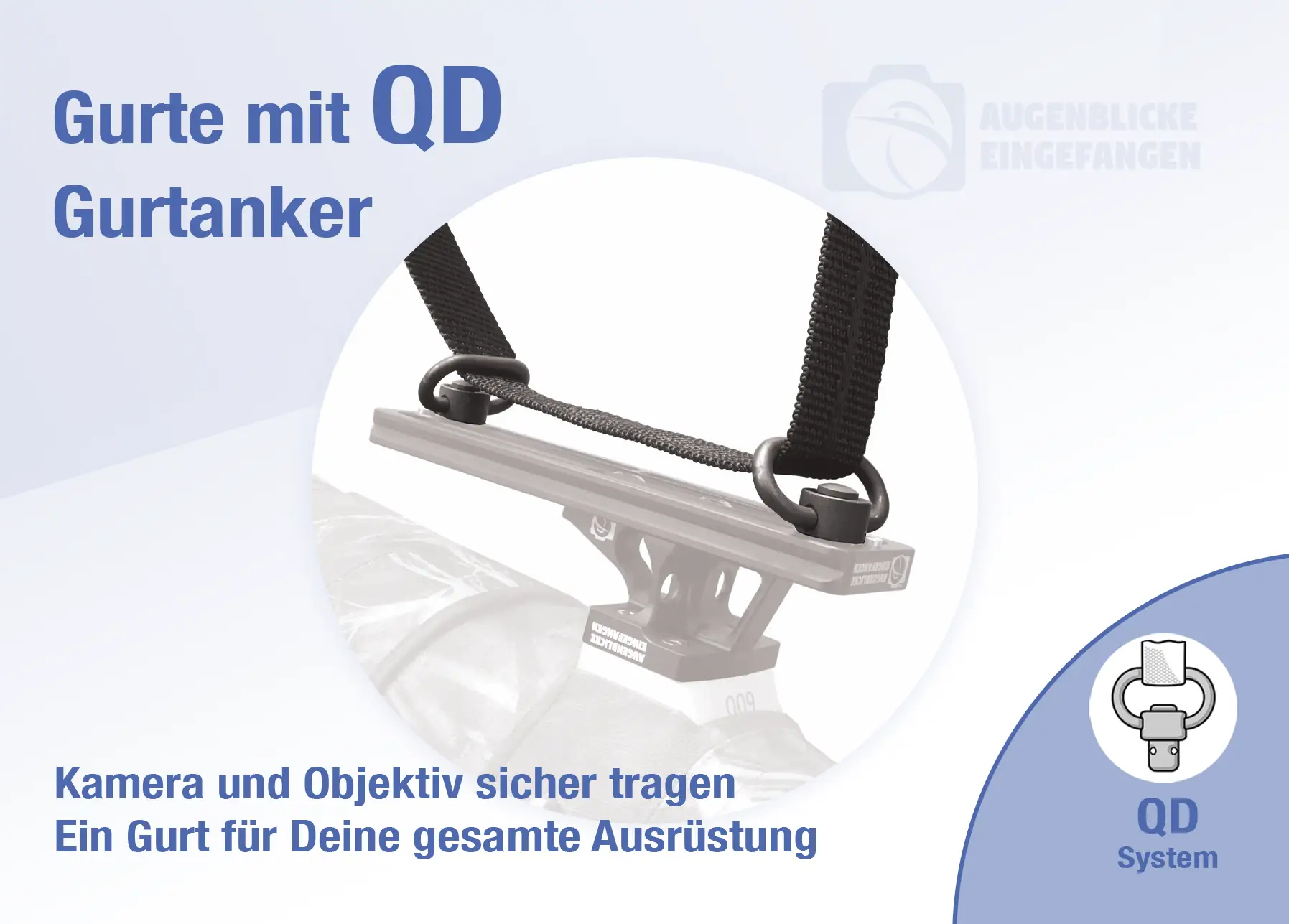 Verbandelt - Gurte für Stativ, Kamera & Objektiv