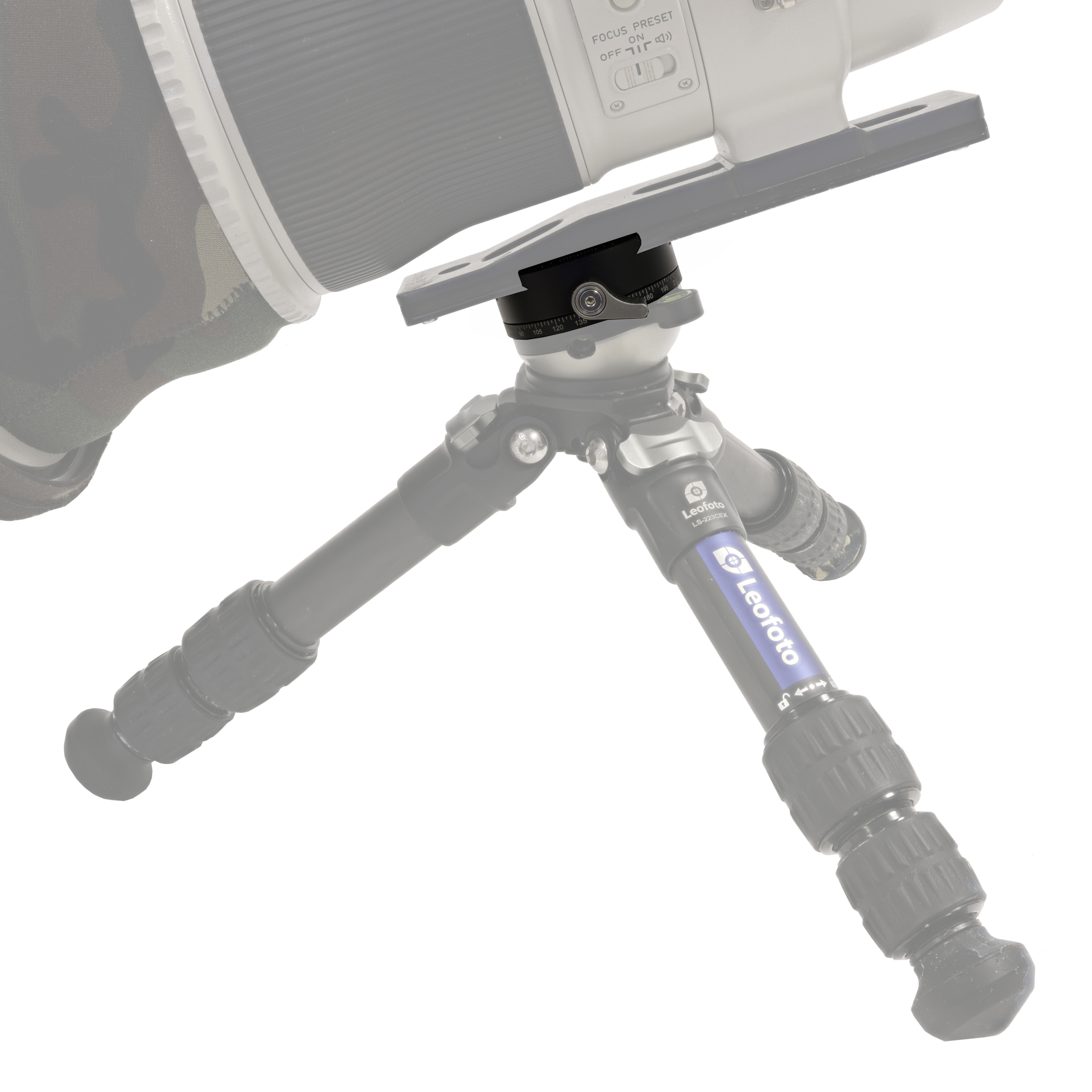 Leofoto RH-1L Panorama-Schnellwechselkupplung mit Schnellwechselplatte Leofoto RH-1L Panorama-Schnellwechselkupplung mit Schnellwechselplatte
