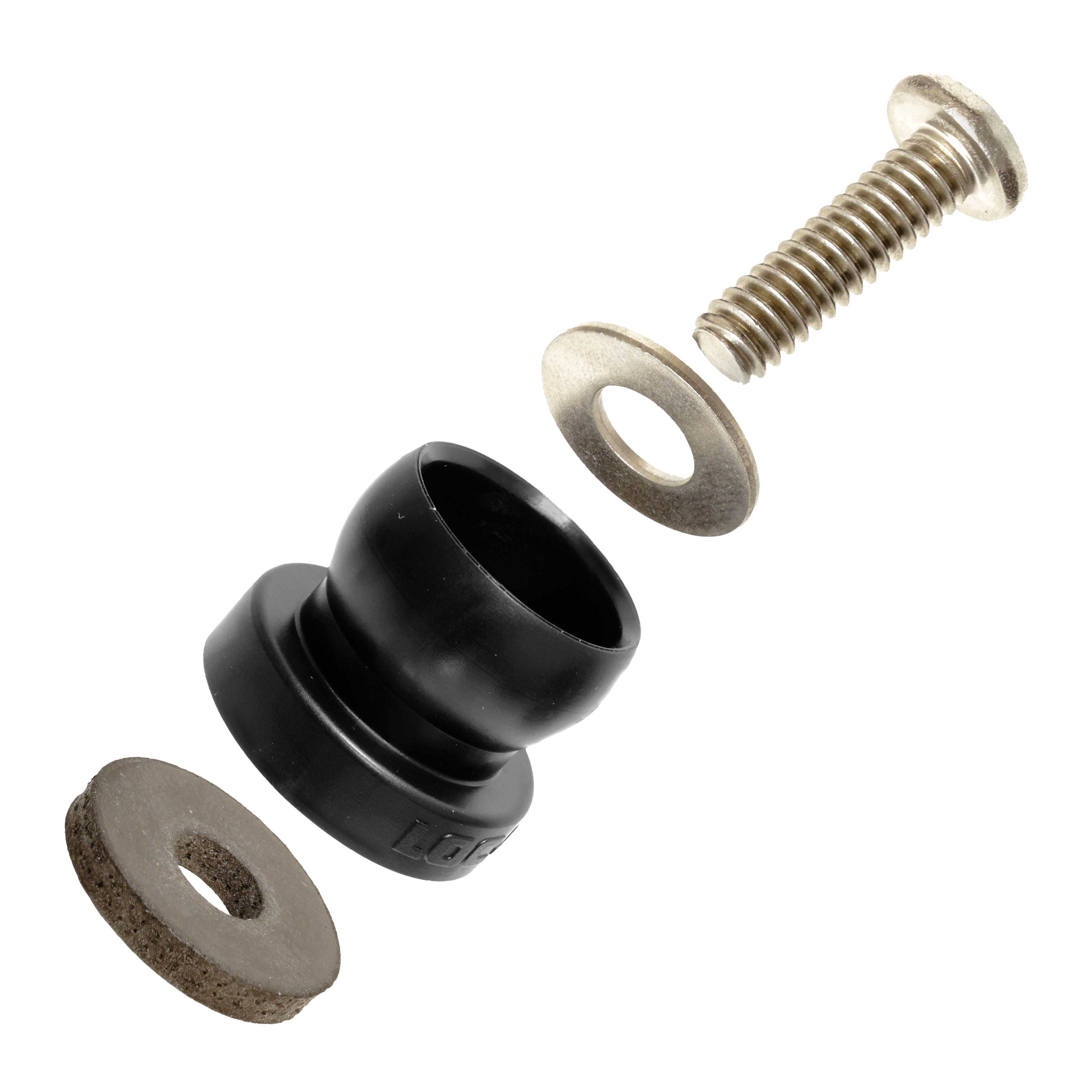 Wimberley LL-PP-204-T - 1/2" Loc-Line Fixed Mount mit 1/4" Durchbohrung und 1/4-20 x 7/8" Edelstahl Wimberley LL-PP-204-T - 1/2" Loc-Line Fixed Mount mit 1/4" Durchbohrung und 1/4-20 x 7/8" Edelstahl