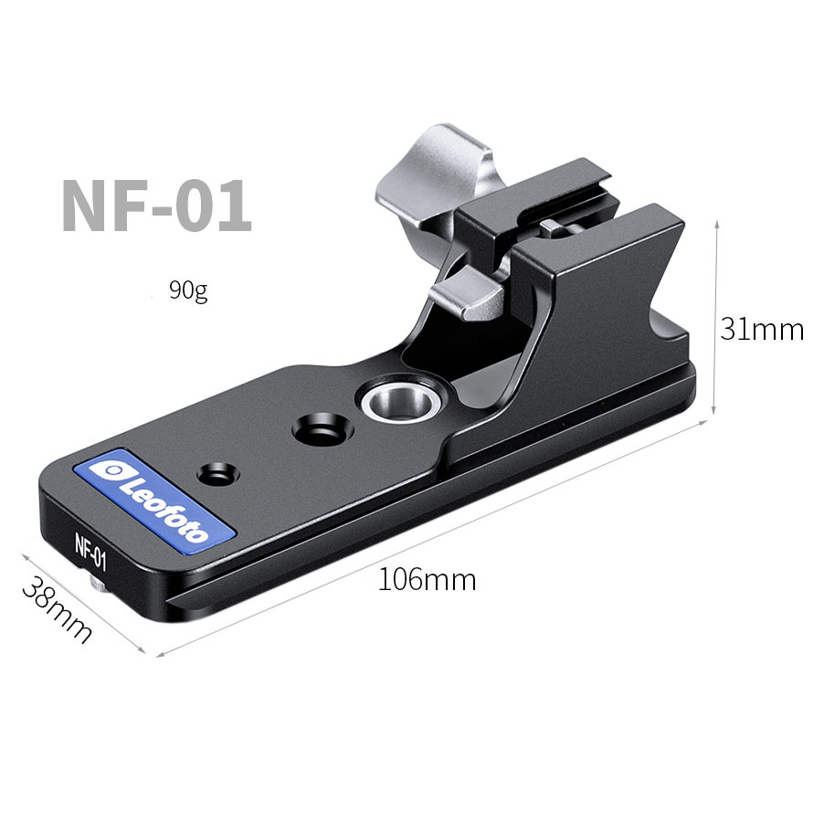 Leofoto NF-01N Ersatzfuß mit QD-Aufnahme für Nikon 70-200mm f2,8E FL & 500 mm f/5.6E PF Leofoto NF-01N Ersatzfuß mit QD-Aufnahme für Nikon 70-200mm f2,8E FL & 500 mm f/5.6E PF