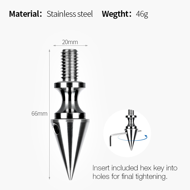 Leofoto TFW Spikes mit Schneeteller (3er Set) Leofoto TFW Spikes mit Schneeteller (3er Set)