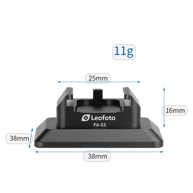 Leofoto FA-03 Cold Shoe Adapter Leofoto FA-03 Cold Shoe Adapter