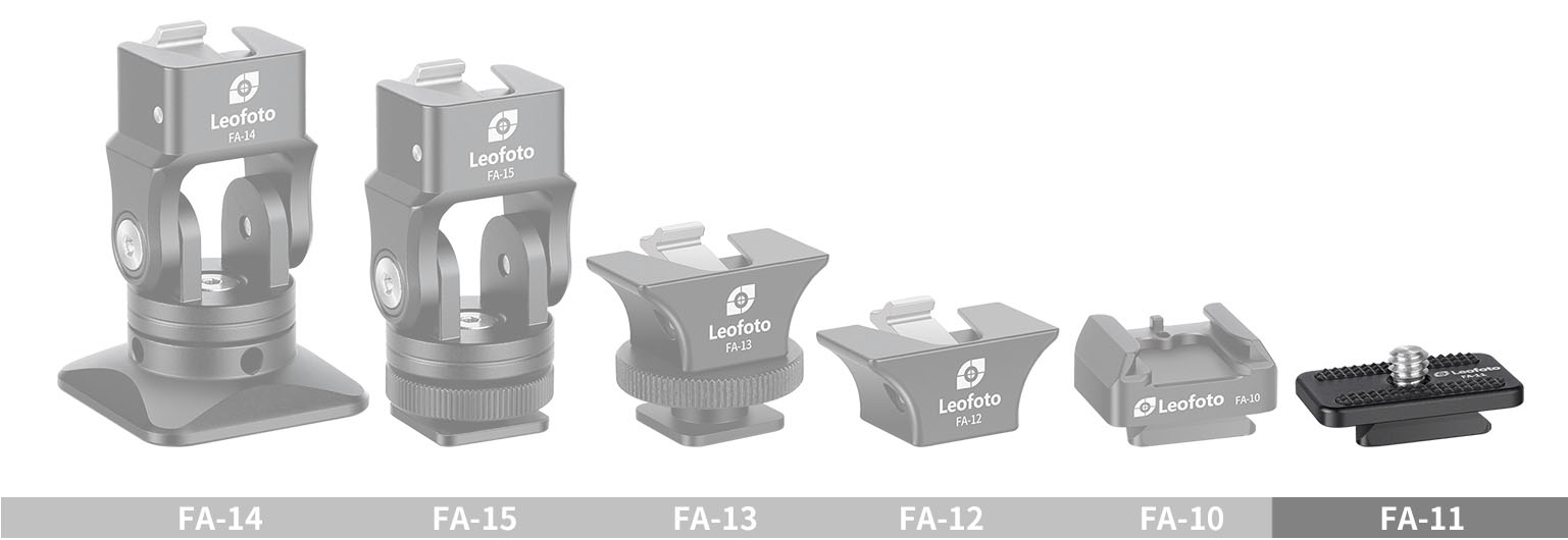 Leofoto FA-11 V-Schnellwechselplatte mit 1/4 " UNC -Zoll-Gewinde Leofoto FA-11 V-Schnellwechselplatte mit 1/4 " UNC -Zoll-Gewinde